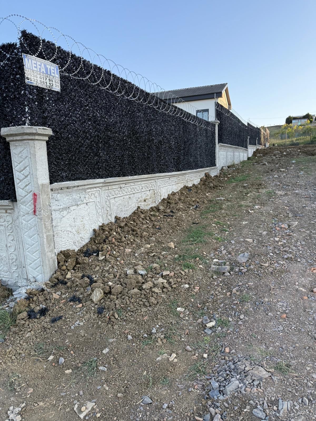 Kocaeli Sevindikli Özel Çim Çit Projesi - MEFA Tel Çit